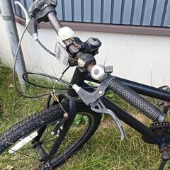 値下げ 24インチ 6段ギア 子供用 自転車 シマノ ブラック 黒の画像