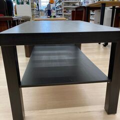 ★ジモティ割引あり★【リユースのサカイ野々市店】T▲ローテーブル 黒  90(幅)×55(奥行き)×45.5(高さ) ※クリーニング済みの画像