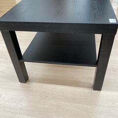 ★ジモティ割引あり★【リユースのサカイ野々市店】T▲ローテーブル 黒  90(幅)×55(奥行き)×45.5(高さ) ※クリーニング済みの画像