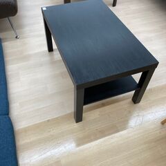 ★ジモティ割引あり★【リユースのサカイ野々市店】T▲ローテーブル 黒  90(幅)×55(奥行き)×45.5(高さ) ※クリーニング済みの画像