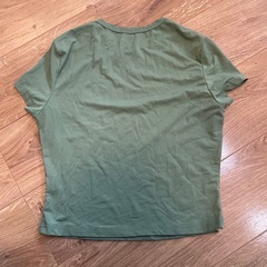 SHEIN オリーブグリーン Tシャツ Lの画像