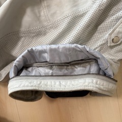 COMME CA MEN ジャンパー　白の画像