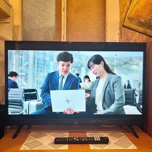 《売約済》【武蔵小山店】配達可！　 TCL 32型 フルハイビジョン スマートテレビ Android TV 32S5200A Amazon Prime Video 対応 外付けHDDで裏番組録画対応 2021年モデル 黒 32インチ 32V リモコン 付き