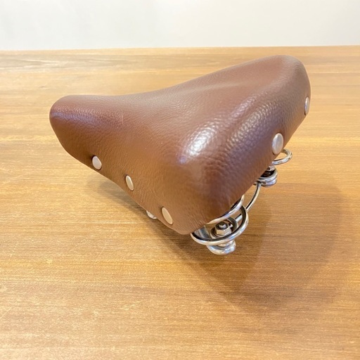 中古品】自転車サドル レトロ調 ブラウン (ひらピこ) 広丘のその他の