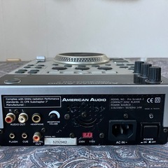 American Audio Pro Scratch2 PROFESSIONAL CDプレーヤー の画像