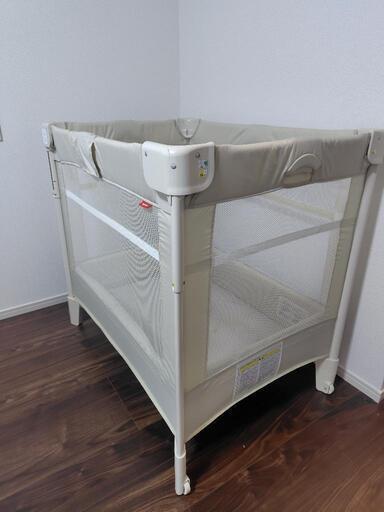 【美品】　ココネルエアー　ベビーベッド 美品 Aprica ココネルエアー ベビーベッド 即日発送 送料無料