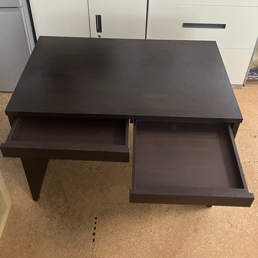 引き取り限定) 美品 中古 木製机(デスク)2台セット (大森本町君