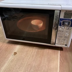 汚れてます　シャープ電子レンジの画像