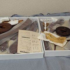 【盆提灯・盆ちょうちん】お盆提灯　 大内行灯 ２個セット　中古の画像