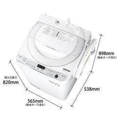 SHARP　洗濯機の画像