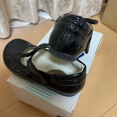 ピアノ発表会　19cm卒園式靴黒usedの画像