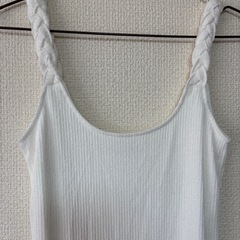 GYDA TWISTショルダーストラップソフトタッチロングワンピースの画像