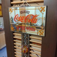 ⚠️９０年代❗️　Coca-Cola  コカコーラコレクション　パブミラー　壁掛け　の画像