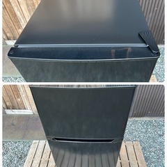 【美品 洗浄クリーニング済】2022年 2ドア冷凍冷蔵庫 130ℓ Haier JR-N130C【現金 PayPayお支払い出来ます】の画像