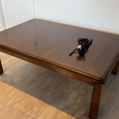 こたつ付きローテーブルの画像