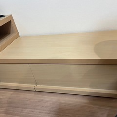 【8/10まで】ニトリの奥行き30cmの薄型伸長式テレビ台の画像