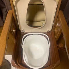 介護用ポータブルトイレの画像