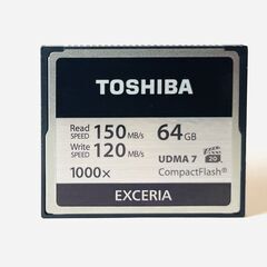 TOSHIBA コンパクトフラッシュカード 64GB　※動作OKの画像