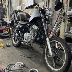 ■GN125H ロングフォークチョッパー　現状の画像