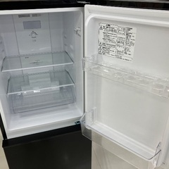 【安心1年間保証付き】ニトリ 2ドア冷蔵庫　NTR-140BK　2023年製の画像