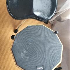 ドラム練習パッドセットスティック付きの画像