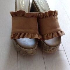 10㎝厚底サンダル　Mサイズの画像