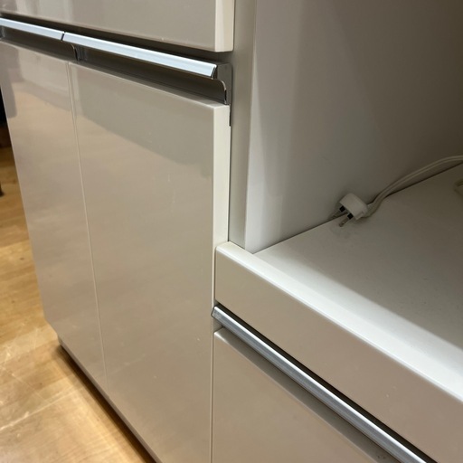 【リサイクル市場エコ伊川谷】 NITORI / ニトリ 食器棚 レジューム 幅90×奥行51×高さ191cm【取りに来られる方限定】