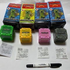 マック　ハッピーセット マインクラフト第一弾 全4種 マイクラ　コンプリートの画像