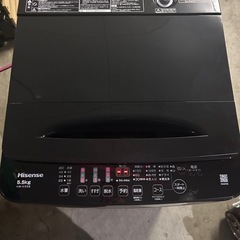 ⭐︎極美品⭐︎¥12800/ハイセンス/2024年製/5.5kg/06の画像