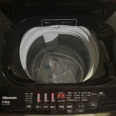 ⭐︎極美品⭐︎¥12800/ハイセンス/2024年製/5.5kg/06の画像