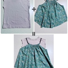 女の子　夏服　110cm 2点セットの画像