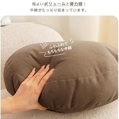 丸型クッションの画像