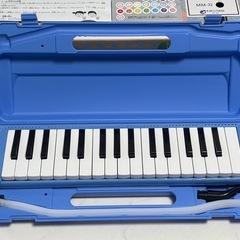 鍵盤ハーモニカ ピアニカ 水色 箱ありの画像