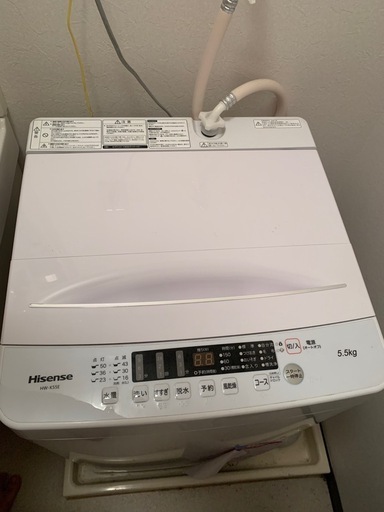 Hisense 洗濯機 HW-K55E 家電 |洗濯機・洗濯乾燥機 |Hisense HW-K55E [簡易乾燥機能付