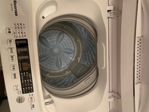Hisense 洗濯機 HW-K55E 5.5kg 2020年製 (yama) 井田川の生活