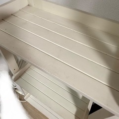 ホワイトラック/収納/本棚/アンティーク調/ウッドの画像