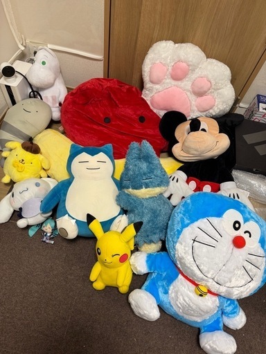 プライズ　ポケモン　ぬいぐるみ　セット プライズぬいぐるみポケモン サンリオなど (おわ) 竹ノ塚の