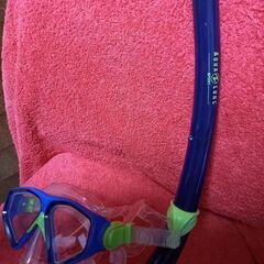 ダイビング　マスク　シュノーケル　セット　Aqualung　中古品の画像
