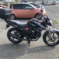 【受付中】実走行1600キロ台！ツーオーナー車！自賠責・Giviの43L リアボックス付！ 希少車 ヤマハ フェザー125 YS125 静岡県三島市の画像