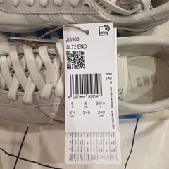 新品 ADIDAS×END. SL72 LAUNDROMAT ホワイト 24.5の画像