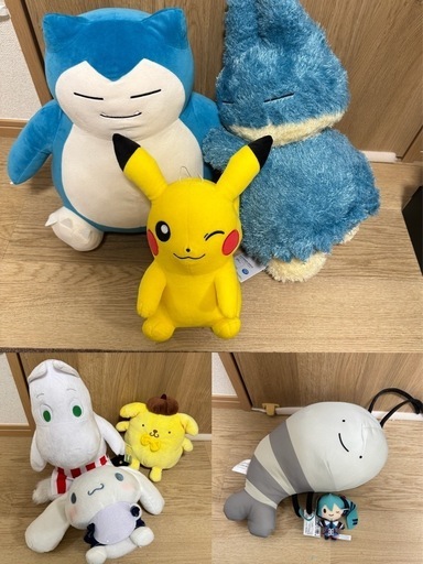 プライズ　ポケモン　ぬいぐるみ　セット プライズぬいぐるみポケモン サンリオなど (おわ) 竹ノ塚の