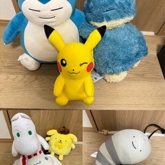 プライズぬいぐるみ　ポケモン サンリオなどの画像