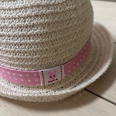 ミキハウス 麦わら帽子の画像