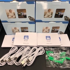 【136】新品5台 屋内/屋外 3MP HD USB給電 ワイヤレスセキュリティWiFiカメラの画像
