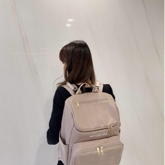川崎希 selva secreta グレージュ リュックサックの画像