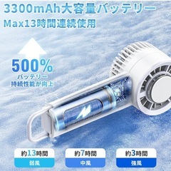 【新品未開封】ハンディファン 手持ち 瞬間冷却 冷却プレートの画像
