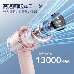 【新品未使用】手持ち扇風機 ハンディファン 軽量 小型の画像