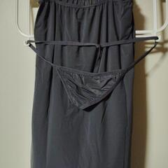 新品未使用 黒系セパレートキャミソール 小さなショ━ツついての画像