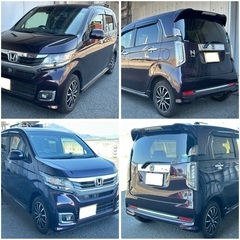 N-WGN カスタム SSパッケージ 車検あり フルセグ ワンオーナー 禁煙車 プレミアムベルベットパープルの画像