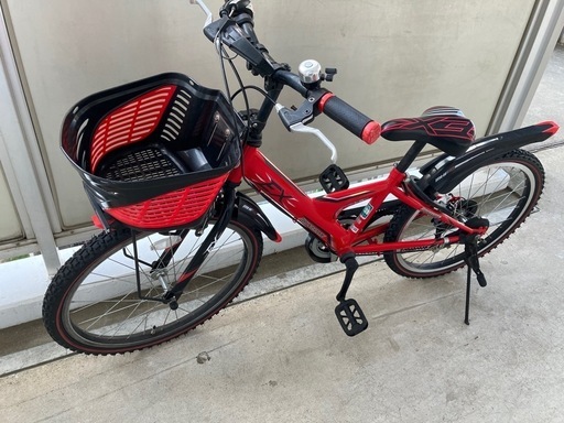 ブリヂストン　子供用自転車　22インチ　赤　引き取り限定 BRIDGESTONE 子供自転車 ブリヂストン 22インチ クロス
